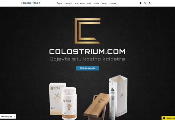 Colostrium.com – eshop