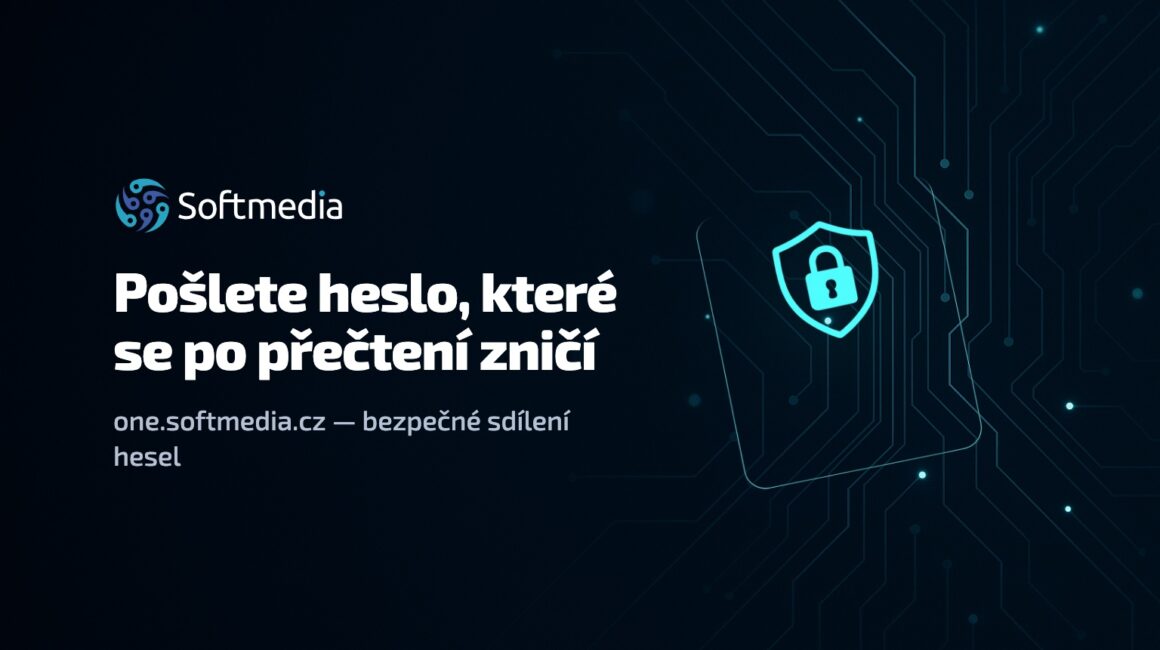 one.softmedia.cz — pošlete heslo, které se po přečtení zničí